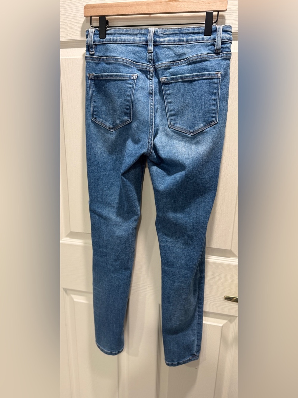 VERVET by Flying Monkey Jeans Women’s 26 Light Wash High Rise Slim Straight - Picture 9 of 12